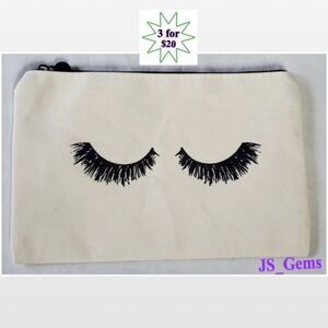 New Super Cute Eyelash Beige Bag Female